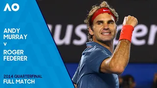 Andy Murray v Roger Federer Full Match | Australian Open 2014 Quarterfinal