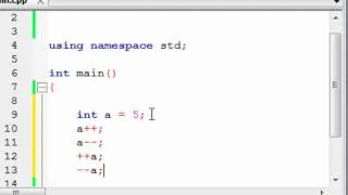 Kurs C++ 15: Operatory Inkrementacji i dekrementacji