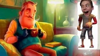 ПРИВЕТ СОСЕД  видео игра детям Hello Neighbor