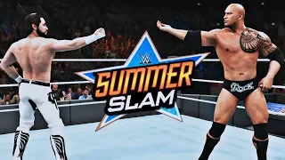 WWE 2K18 My Career Mode | Ep 136 | SUMMERSLAM! ONE ON ONE WITH THE GREAT ONE!