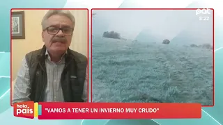 El pronóstico del tiempo con el señor del clima.