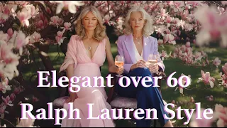 Elegant Fashion for Women Over 60: Embracing Timeless Ralph Lauren  Style AI