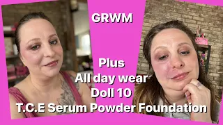Full day wear! Doll 10 Serum Powder Foundation!! Review!