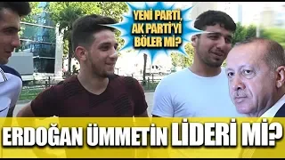 Erdoğan ümmetin lideri mi?   Yeni parti AK Parti'yi böler mi?