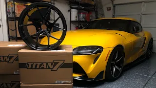 New Titan 7 T-S5 wheels for my GR Supra MK5