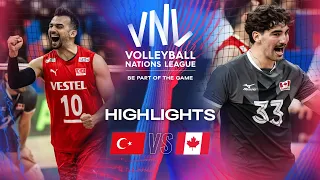 🇹🇷 TUR vs. 🇨🇦 CAN - Highlights | Week 1 | Men's VNL 2024