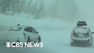 Rare blizzard warning in effect in Southern California as winter storm sweeps across country