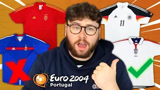 FOOTBALL KIT TIER LIST FOR THE 2004 EUROS + BIG GIVEAWAY!!