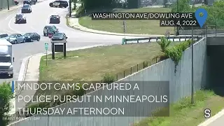 Traffic cams show semi-truck driver helping police in pursuit