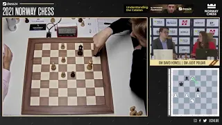 Round 8 ends with another win for MagnusCarlsen. Three in a row! #shorts #norwaychess2021 #magnus