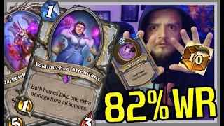 TOP 10 LEGEND AGGRO SHADOW PRIEST??? | 82% WR 23-5 RECORD!!! | TURN 4 LETHALS SO EASY! | Hearthstone