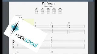 I'm Yours Rockschool Debut Grade Acoustic Guitar