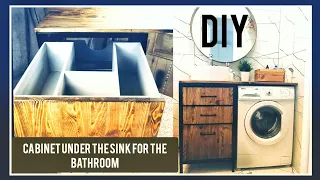 Тумба с wood столешницей своими руками DIY