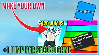 How to Make a 1 Jump Every Second Game in Roblox