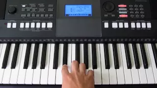 Работа Секвенсора на Yamaha PSR-E423. Часть 2