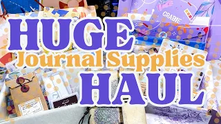 Huge Journal Supplies Haul + Unboxing from Grabie