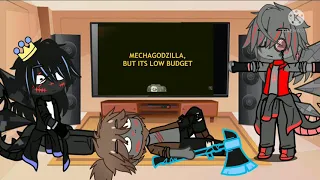 Gacha club:king kong and godzilla reacts to mechagodzilla but low budget created by slick