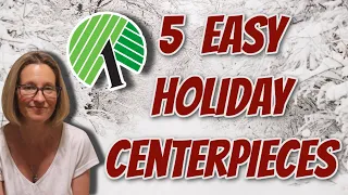 5 EASY Dollar Tree HOLIDAY CENTERPIECES on BUDGET