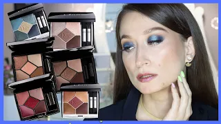 НОВЫЕ ТЕНИ DIOR 2020 ❤️ 6 палеток свотчи и макияжи