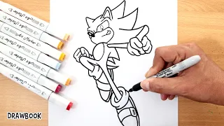 Drawing and Painting SUPER SONIC: An Artistic Journey of Speed and Color!