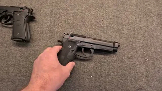 Beretta M9A1 & SIG MK.25 Pistols (Last Of An Era Of US Military Sidearms)