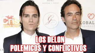 ASÍ ES LA VIDA DE LOS POLEMICOS HIJOS DE ALAIN DELON