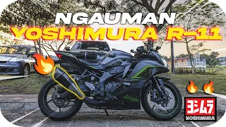 BUNYI ZX-25R YANG SEBENAR! | Sarung Exhaust Yoshimura R-11 BASS PADU! 🔥