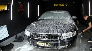 Хімчистка авто якому 20 років. Відчистили Audi A4 2002 року