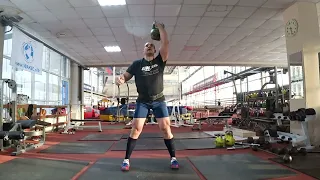 Гиревая гонка 100 36 кг Иван Денисов Железный Человек 2023