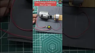 Free Energy Generator Real or Fake ?, #youtubeshorts, #shortsfeed, #shorts