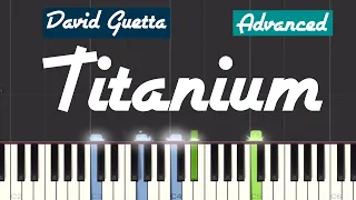 David Guetta - Titanium Piano Tutorial | Advanced