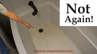 Why Water Might Be Coming OUT of Bathtub Drain Instead of Going Down - Plumbing Pipe Problems