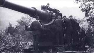 WW 2: Huge German Railway Guns