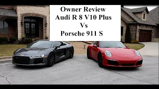 OWNER REVIEW Audi R8 V10 plus vs 911 (991.2) Carrera S (Shot on Canon R5 and GoPro Hero 8)