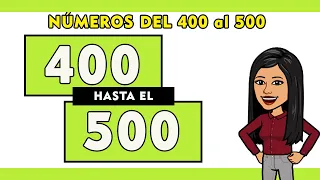 🔵Números del 400 al 500 en letras en español 🤗  | Spanish Numbers 400 - 500