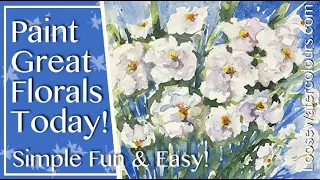 Come & Paint  a Beautiful 'White Daffodil Days' Today!