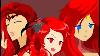 "Kings and Queens" - AQWorlds - Scarletta, ???, and Gravelyn