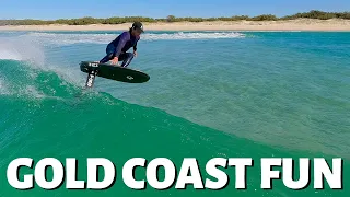 Surf Foiling Gold Coast With Harley Clifford