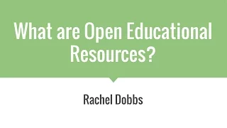 Explaining OER - Open Educational Resources [remix: CC subtitles]