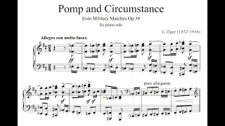 Pomp and Circumstance March 1 (for piano solo)