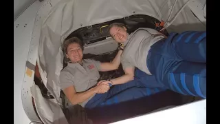 Two Female Commanders in Orbit