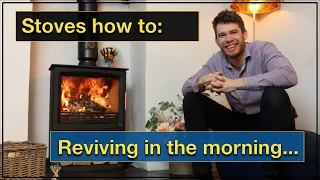 How to get a stove going again, after burning overnight