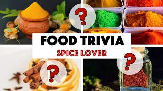 FOOD TRIVIA 20 Qs ON SPICES | #8 - How much do you know about herbs & spices? Take this food quiz!