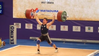 Split 2017 Karol Samko Clean and Jerk 195 kg Men 85 kg