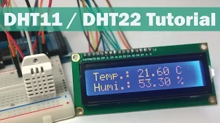 DHT11 & DHT22 Sensors Temperature and Humidity Tutorial using Arduino