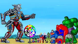 Rescue SUPER HEROES: ULTRAMAN Rising vs. HULK Family, SPIDER VERSE & Team SUPER GIRL - Who Will Win?