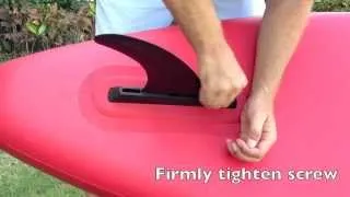 How to install and remove a US box style fin.