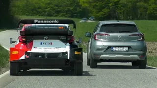 WRC Cars on Public Roads: Epic Commute to 2023 Croatia Rally