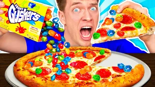 WEIRD Food Combinations People LOVE!!! *PIZZA & SOUR CANDY* Eating Funky & Gross Impossible Foods