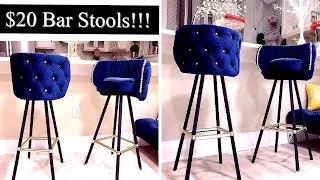 DIY HIGH END LOOKING BAR STOOLS FOR JUST $20!!!